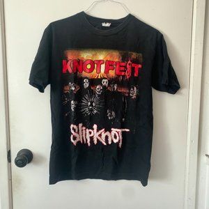 SLIPKNOT Knotfest Vintage Men's Metal Punk Band Tee T-shirt - Size MEDIUM